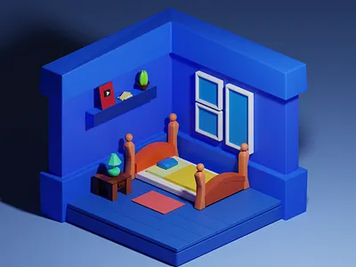 3D House 3d 3dmax animation architecture behance blender branding design graphic design house illustration interior logo maya mobile app motion graphics ui