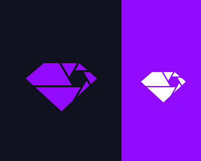 Diamond Photography app graphic design illustration logo typography vector