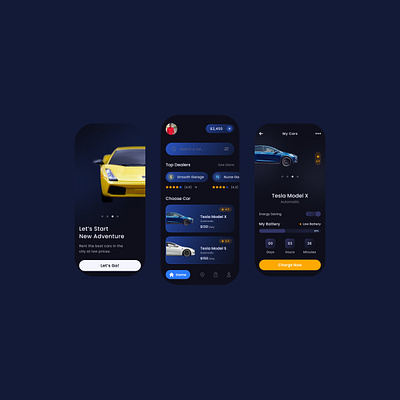Car ui design.. ui