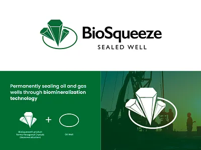BioSqueeze Logo Design biosqueeze brand design branding corporate logo design creative direction crystals logo design custom logo design graphic design industry logo design logo logo design oil gas oil gas logo visual design visual identity