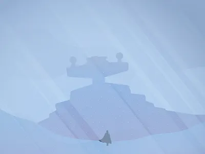 May The 4th Be With You | Illustration clone wars dark vador darth vader destroyer flatdesign illustration snow star wars starwarsday