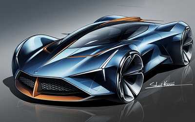 AC Schnitzer Hypercar Exterior Design Sketch By: Sharif Kanani automobile automotive car carsketch concept design designer hypercar sketch sketching vehicle