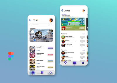 Game App Store 3d animation game gameapp ui ux