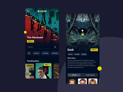 Movie App app cinema cinema app design film film app mobile mobile app mobile movie mobile movie app movi movie movie app online movie ui ux whatch movie