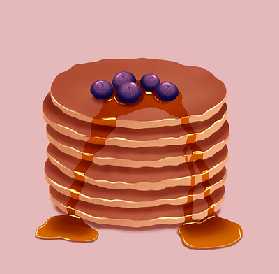 Pancakes art with flo ipad pro pancakes procreate