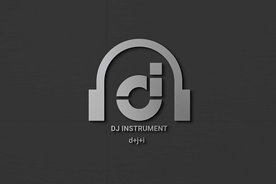 DJ LOGO DESIGN clean creative design dj logo design dji logo instrument logo letter mark logo minimalist logo modern logo music logo