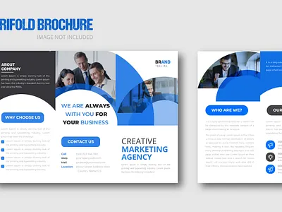 Trifold Brochure bifold brochure branding graphic design illustration logo motion graphics trifold brochure ui