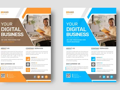 corporate business flyer 3d animation branding corporate business flyer graphic design logo motion graphics ui