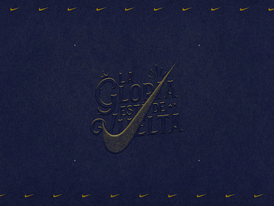 Nike - La Gloria Está De Vuelta alianzalima brand design graphic design logo nike peru tipography type