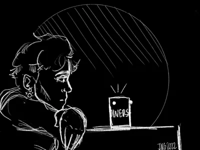 In Time. dark design graphic design illustration
