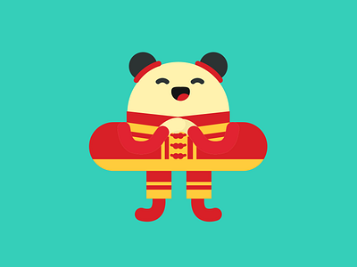 Hemisphere Noodleman - Chinese character design chinese digital arts illustration lunar new year tradition