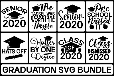 GRADUATION SVG BUNDLE 3d animation branding graduation svg bundle graphic design logo motion graphics ui