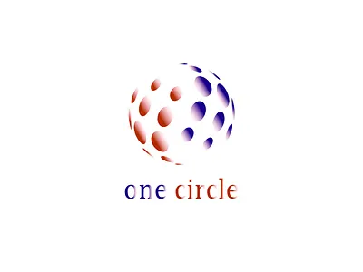 one circle logo logo