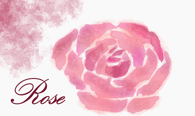 Rose digitalart illustration