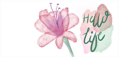 Flower -illustration digitalart illustration