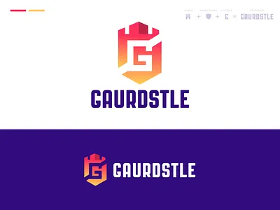 Gaurdstle logo design with Castle + Sheild Gaurd + G letter 3d 99designs 99designs contest win logo brand identity branding castle castle logo 99designs creative g logo g letter g letter logo 99designs g wordmark gaurd graphic design logo logo type logodesign secure security sheild sheild logo 99designs