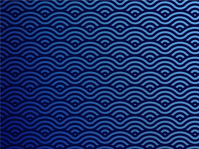 Japanese Wave Pattern blue circles design geometric geometric pattern illustration illustrator japanese japanese wave ocean pattern seamless seamless pattern traditional vector water waves