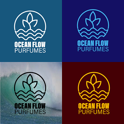 Ocean Flow Minimalist logo Presentation animation branding design graphic design logo minimalist logo motion graphics presentation