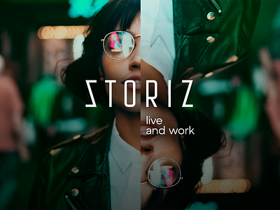 LOGO. Project STORIZ live and work brand branding design designerdianak logo logos logotype