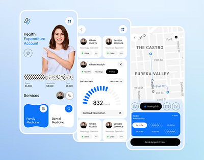 🚀 Smart Healthcare App – Seamless & User-Centric UI Design