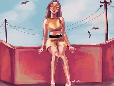 Free character design freedom illustration procreate