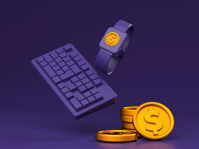 3D Business Illustration 3d business cinema4d design illustraion mikiashvili nft render