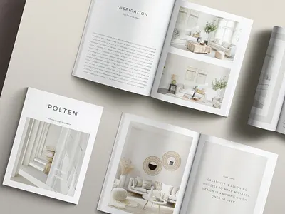 Magazine Mockup Kit branding brochure clean cover design feminine magazine minimal mock up mock up mockup modern print scene spread template tones warm