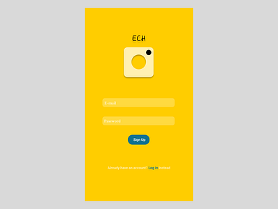 ECH. app design graphic design icon logo ui