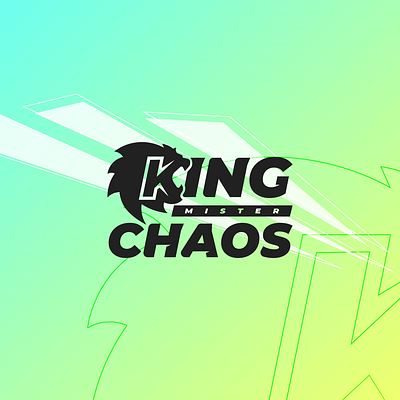 King Mister Chaos branding gaminglogo logo vector