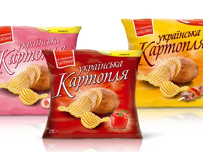 Сhips packaging branding design graphic design vector