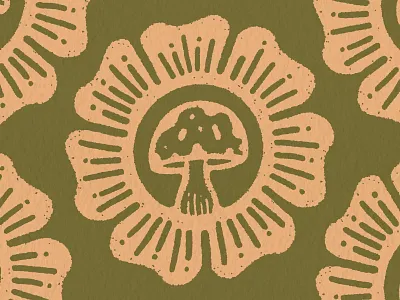 Fungi in Floral botanical drugs maybe floral fungi illustration mushroom natural nature psychedelic