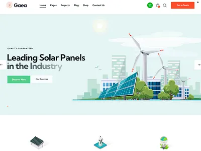 Gaea - NonProfit & Ecology Protection WordPress Theme blog business design illustration logo web design webdesign wordpress wordpress theme wordpress themes