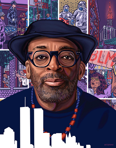 Spike Lee editorial illustration illustration newyorkcityillustration portrait illustration