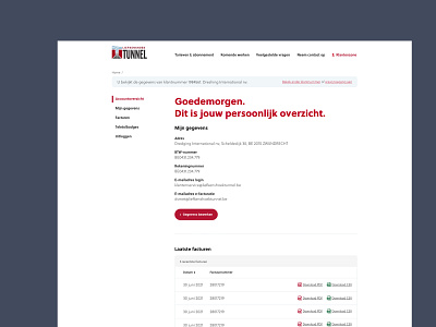Liefkenshoektunnel design illustration layout ui ux web webdesign website