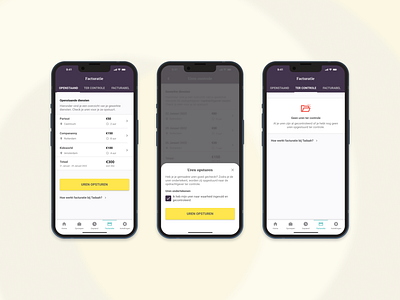 Invoicing system - freelance app billing childcare childcareapp freelance freelancework invoice invoicing marketplace nielsjoop productdesign uxdesign