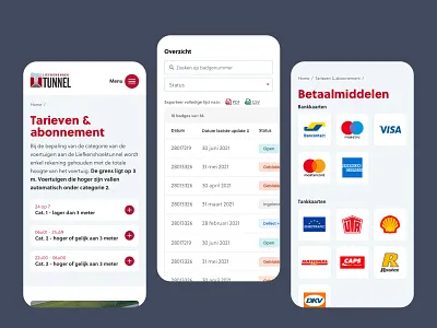 Liefkenshoektunnel design illustration layout ui ux web webdesign website