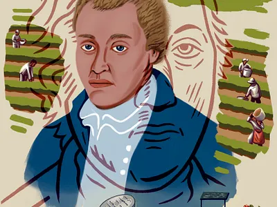 West Ford for The New Yorker Magazine editorial illustration historicalillustration illustration portraitillustration