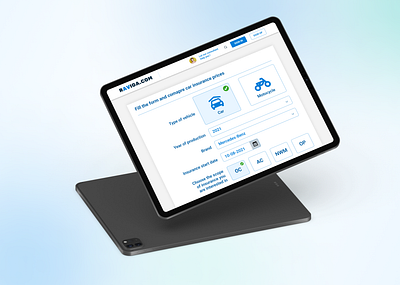 MVP - RAVIGA Insurance Web App app branding design graphic design illustration logo typography ui ux vector