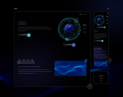 CAP - investment in machine learning algorithms ai black dark design illustration minimal ui uiux ux vector