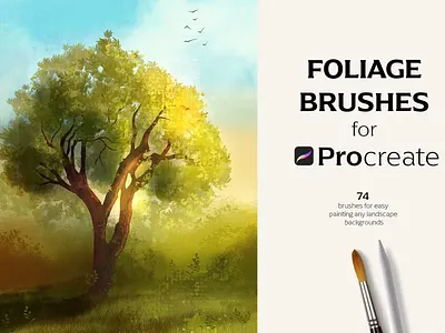 Free Procreate Foliage Brushes animals brush brushes digital art digital paint drawing foliage foliage set graphic design ipad pro leaves painting plant procreate procreate app procreate brushes procreate design procreate foliage texture trees