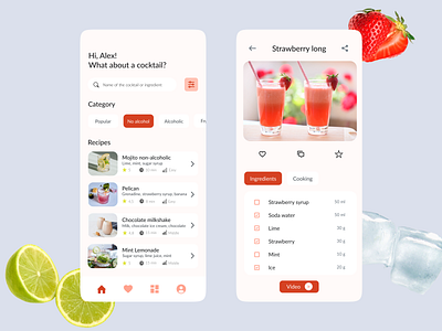 Cocktail Recipes app makeevaflchallenge