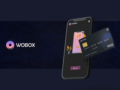 WOBOX DEBIT CARD branding design graphic design illustration logo typography vector