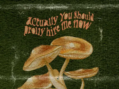 Prolly, hire me. graphic design illustration illustrator typography