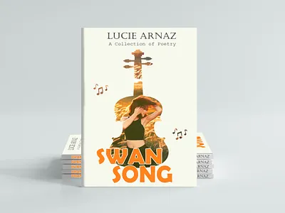 Swan song ( Artistic book cover) book book cover cover art design graphic design illustration typography
