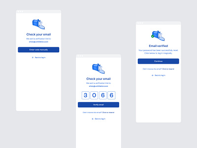 Verify email flow — Untitled UI 2fa clean ui create account figma minimal minimalism sign up signup user flow verify verify email web design webflow