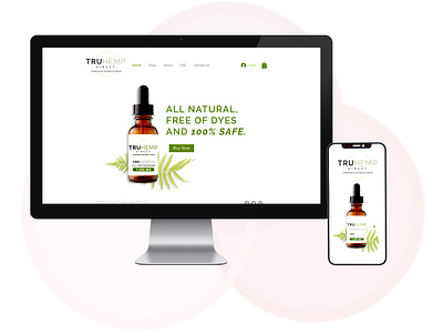TruHemp E-commerce Website Design branding design e commerce graphic design web design website design