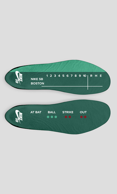 Nike SB Dunk Boston Red Sox boston boston red sox concept graphic design illustration illustrator nike nike sb photoshop product design shoes sneakers