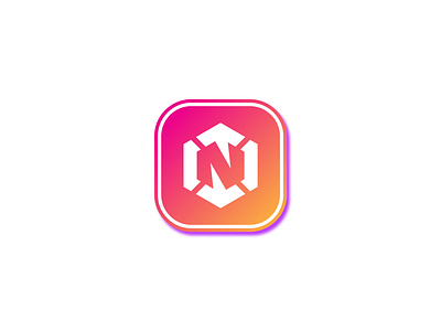 N letter creative modern negative space crypto app logo branding branding branding design branding identity logo logo design modern logo