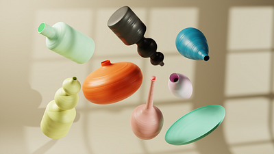 Ceramica 3d 3dart abstract b3d blender c4d colorful cycles