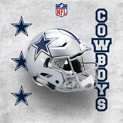 NFL - Dallas Cowboys 3d animation branding graphic design logo motion graphics ui